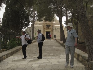 We walked to the chapel at Beit Sahour, the place of the shepherds.