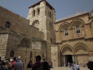 The Church of the Holy Sepulchre has only one door.