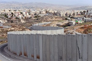 The separation wall around the Al-Salam neighborhood.