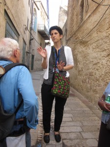 Ghada Boulos was our guide in the Galilee.