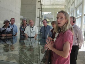 Tamar Avraham led us through the Museum.