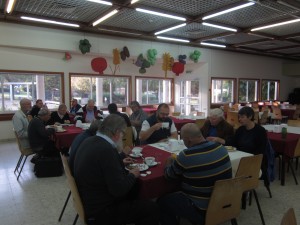 We breakfasted at Kibbutz Mashabei Sadeh.