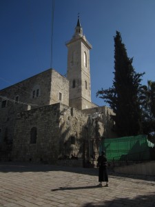 A church marks the birthplace of John the Baptist.