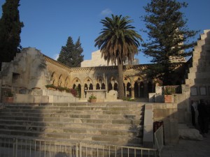 Jesus taught at the Pater Noster Church site.